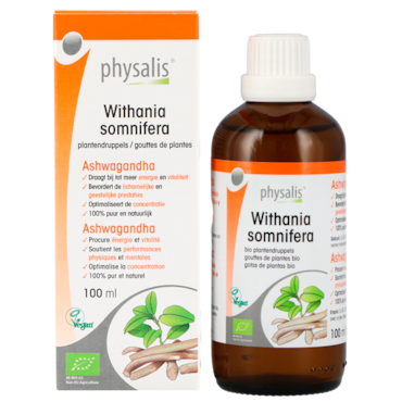 Physalis Withania Somnifera Bio Plantendruppels - 100 ml image 2