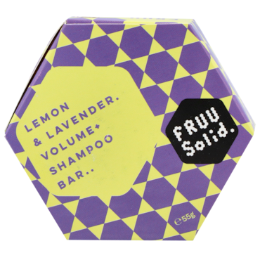 Fruu Solid Lemon & Lavender Volume Shampoo Bar – 55g image 1