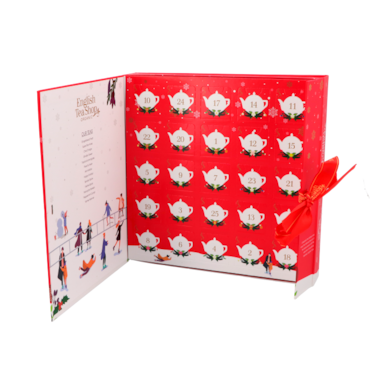 English Tea Shop Book Style Red Adventskalender - 25 theezakjes image 2