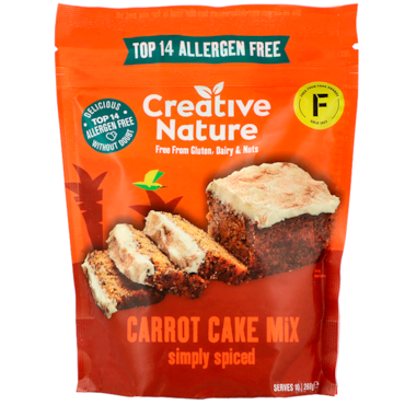 Creative Nature Carrot Cake Loaf Mix - 268g image 1