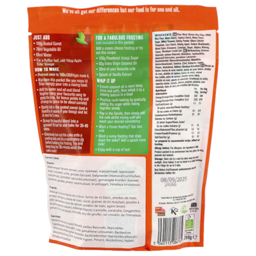 Creative Nature Carrot Cake Loaf Mix - 268g image 2