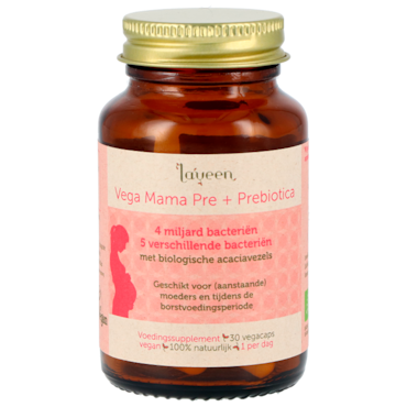 Laveen Vega Mama Pre + Prebiotica - 30 capsules image 1