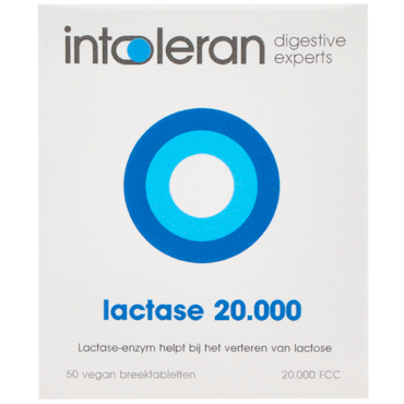 Intoleran Lactase 20.000 - 50 breektabletten image 1