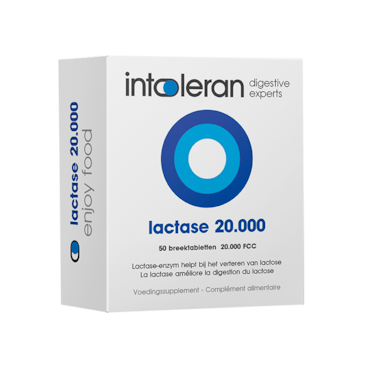 Intoleran Lactase 20.000 - 50 breektabletten image 1