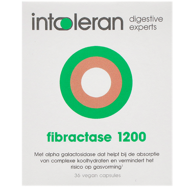 Reviews over Intoleran Fibractase 1200 - 36 capsules