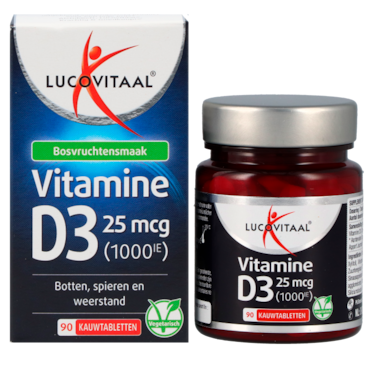 Lucovitaal Vitamine D3 25mcg - 90 kauwtabletten image 2