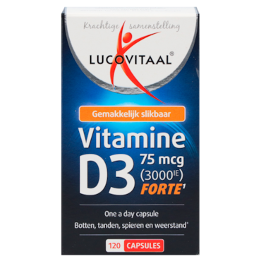 Lucovitaal Vitamine D3 75mcg - 120 capsules image 1