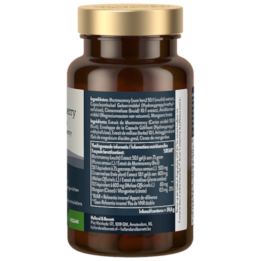 Holland & Barrett Montmorency Kers 500mg 50:1 Extract Gelijk Aan: 25 Gram Montmorency Cherry - 60 capsules image 2