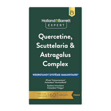 Holland & Barrett Expert Quercetine, Scuttelaria & Astragalus Complex - 60 capsules image 1