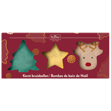 De Tuinen Kerst Bruisballen Giftset - 3 x 80g image 1