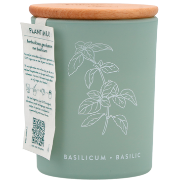 De Tuinen x Aroma Home Herbruikbare Geurkaars Basilicum - 150g image 1