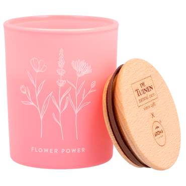 De Tuinen x Aroma Home Herbruikbare Geurkaars Flower Power - 150g image 2