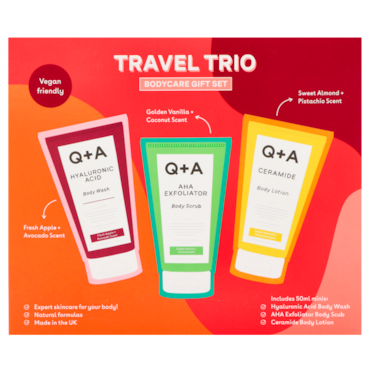 Q+A Travel Trio Bodycare Giftset - 3 x 50ml image 1