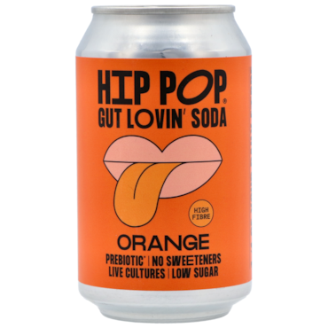 Hip Pop Gut Lovin' Soda Orange - 330ml image 1