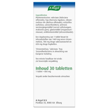 A.Vogel Nachtrust tabletten 3-in-1 - 30 tabletten image 3