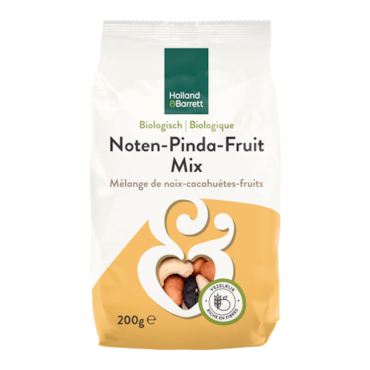 Holland & Barrett Noten-Pinda-Fruit  Mix Bio - 200g image 1
