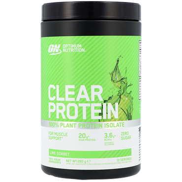 Reviews over Optimum Nutrition Clear Protein 100% Plant Protein Isolate Lime Sorbet - 280g