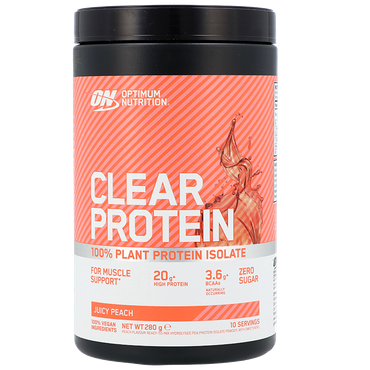 Reviews over Optimum Nutrition Clear Protein 100% Plant Protein Isolate Peach - 280g