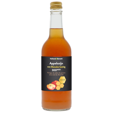 Holland & Barrett Appelazijn Met Manukahoning 300 MGO Ongefilterd - 500ml image 1