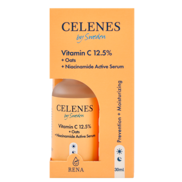 Celenes Vitamin C 12,5% + Oat + Niacinamide Serum - 30ml image 2