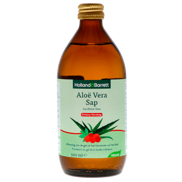 Holland & Barrett Aloë Vera Sap Cranberry - 500ml image 1