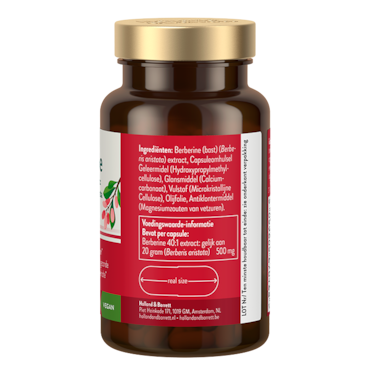 Holland & Barrett Berberine 500mg 97% HCL 40:1 extract - 60 capsules image 2