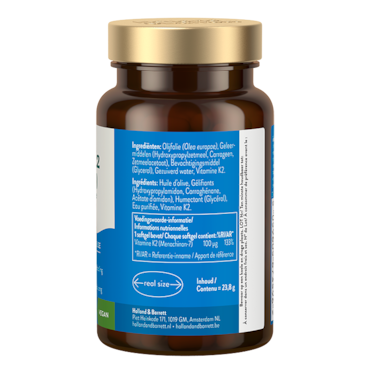 Holland & Barrett Vitamine K2 (Menachinon-7) In Olijfolie 100mcg - 60 softgels image 2