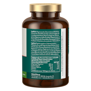 Holland & Barrett Magnesium Complex + Calcium, Selenium En Zink 400mg - 120 tabletten image 2