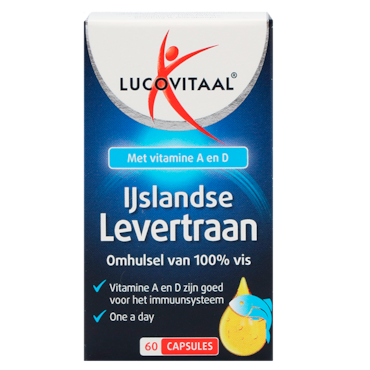 Lucovitaal Ijslandse Levertraan - 60 capsules image 1