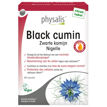 Physalis Nigelle (Cumin Noir) - 60 capsules image 1