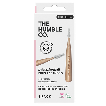 Reviews over The Humble Co. Interdental Brush Bamboo Size 0 (0,40 mm) - 6 stuks