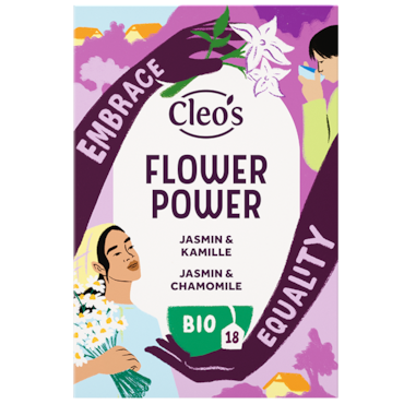 Cleo’s Flower Power Bio - 18 theezakjes image 1