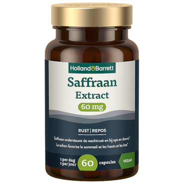 Holland & Barrett Saffraan Extract 60mg - 60 capsules image 1