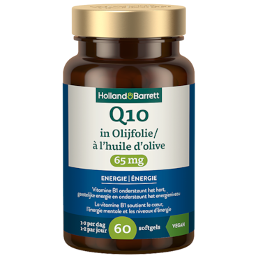 Holland & Barrett Q10 In Olijfolie 65mg - 60 softgels image 1