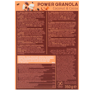 Turtle Power Granola Kokos & Cacao Bio - 350g image 2