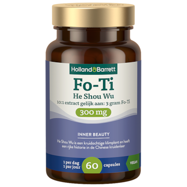 Holland & Barrett Fo-Ti He Shou Wu 300mg 10:1 Extract Gelijk Aan 3 Gram Fo-Ti - 60 capsules image 1