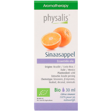 Physalis Essentiële Olie Sinaasappel Bio - 30ml image 1