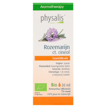 Physalis Essentiële Olie Rozemarijn ct. Cineol Bio - 30ml image 1