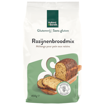 Holland & Barrett Glutenvrij Rozijnenbroodmix - 450g image 1