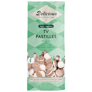 Delicious Vegan TV Pastilles - 160g image 1