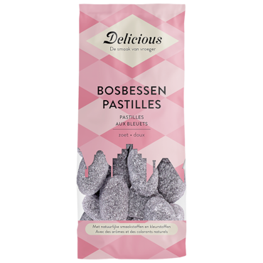 Delicious Bosbessen Pastilles - 115g image 1