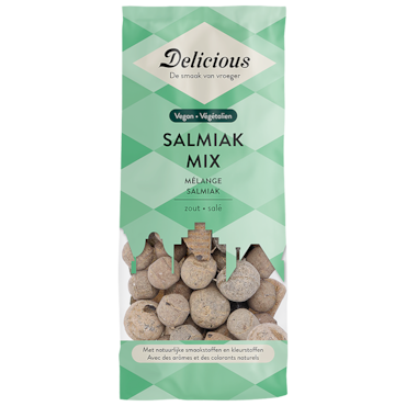 Delicious Vegan Salmiak Drop Mix - 150g image 1