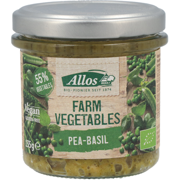 Allos Tartinade de Petit Pois au Basilic - 135g image 1