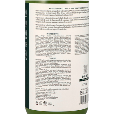 Petal Fresh Grape Seed & Olive Oil Conditioner - 475ml image 2
