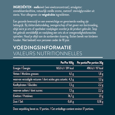 Holland & Barrett Protéines Whey Vanille 100% Naturelle - 500g image 2