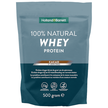 Holland & Barrett Protéines Whey Cacao 100% Naturelle - 500g image 1