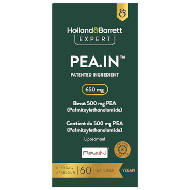 Holland & Barrett Expert PEA.IN 650mg Bevat 500mg PEA (Palmitoylethanolamide) Liposomaal - 60 capsules image 1