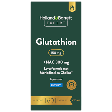 Holland & Barrett Expert Glutathion 150mg + NAC 300mg Liposomaal - 60 capsules image 1