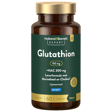 Holland & Barrett Expert Glutathion 150mg + NAC 300mg Liposomaal - 60 capsules image 2