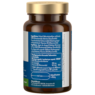 Holland & Barrett NAD+ 100mg + Vitamine B3 - 60 capsules image 2